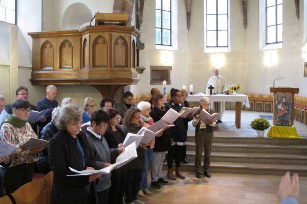 Der Katholische Kirchenchor Grenzach-Wyhlen zu Gast in Pratteln